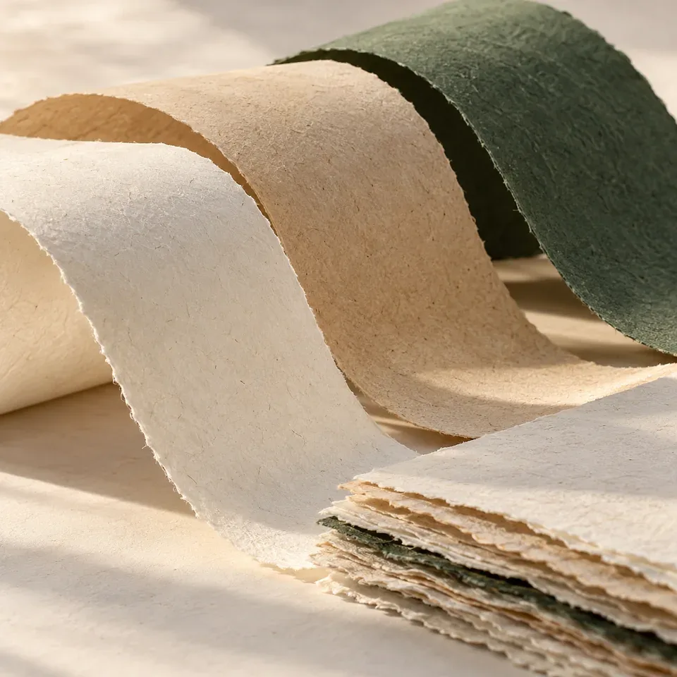 Natural fibres · layers of paper